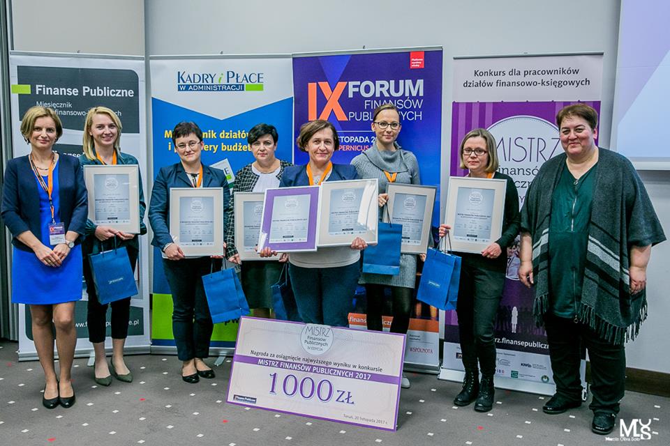 Ilustracja do informacji: Sukces w Toruniu! Dwójka pracowników urzędu gminy Wicemistrzami Finansów Publicznych 